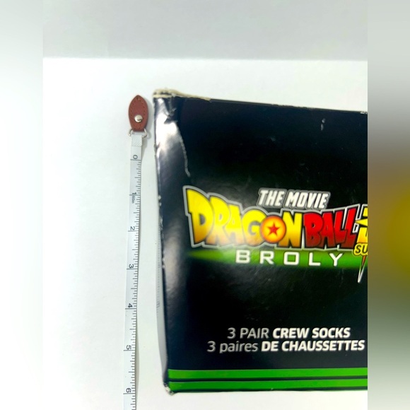 Dragonball Super Broly The Movie - 3 Pair Crew Socks - BNIB 🐉🧦 - Picture 3 of 7